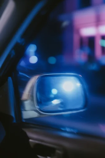 Spectral Indigo Motion style reference image — long exposure motion blur