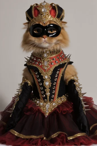 Baroque Cybernetic Opulence style reference image — opulent metallic embellishments