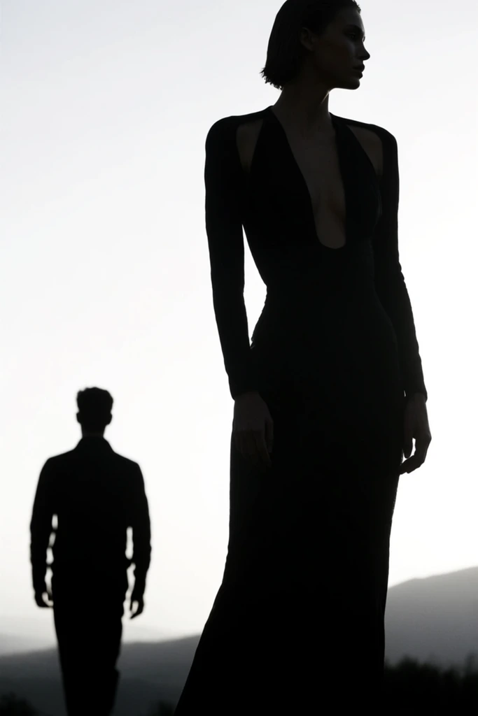 Monochromatic Sculptural Minimalism style AI image example 2