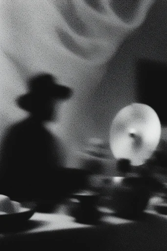Spectral Gritty Noir style reference image — high-contrast noir
