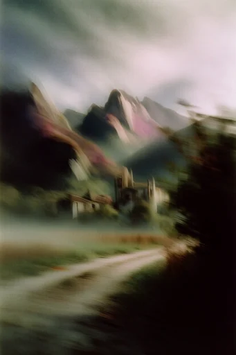 Ethereal Kinetic Impressionism style reference image — intentional camera movement