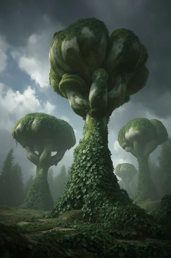 Mythic Overgrown Romanticism style reference image — dappled natural lighting
