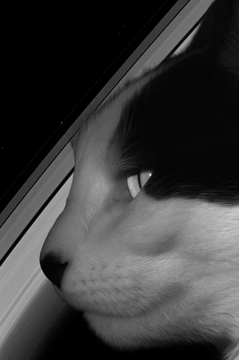 Monochrome Algorithmic Void style reference image — hypnotic motion blur