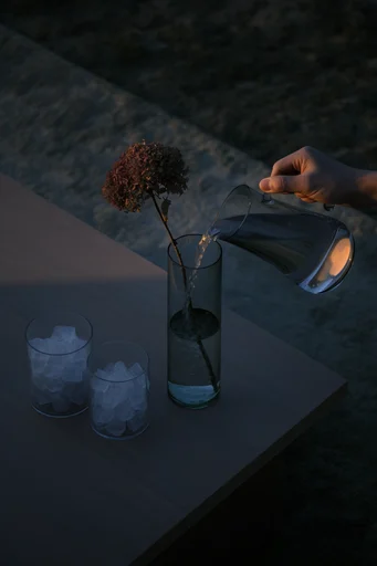Nocturnal Aerial Minimalism style reference image — minimalist geometry