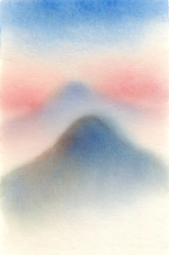 Ethereal Grain Aura style reference image — risograph print texture