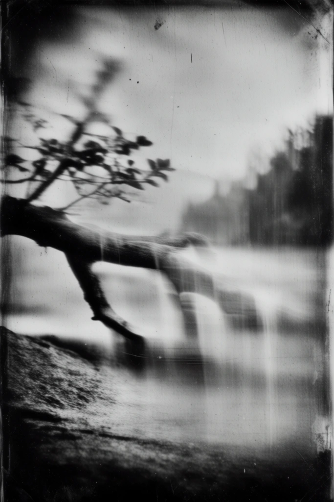Spectral Gothic Daguerreotype style AI image example 2