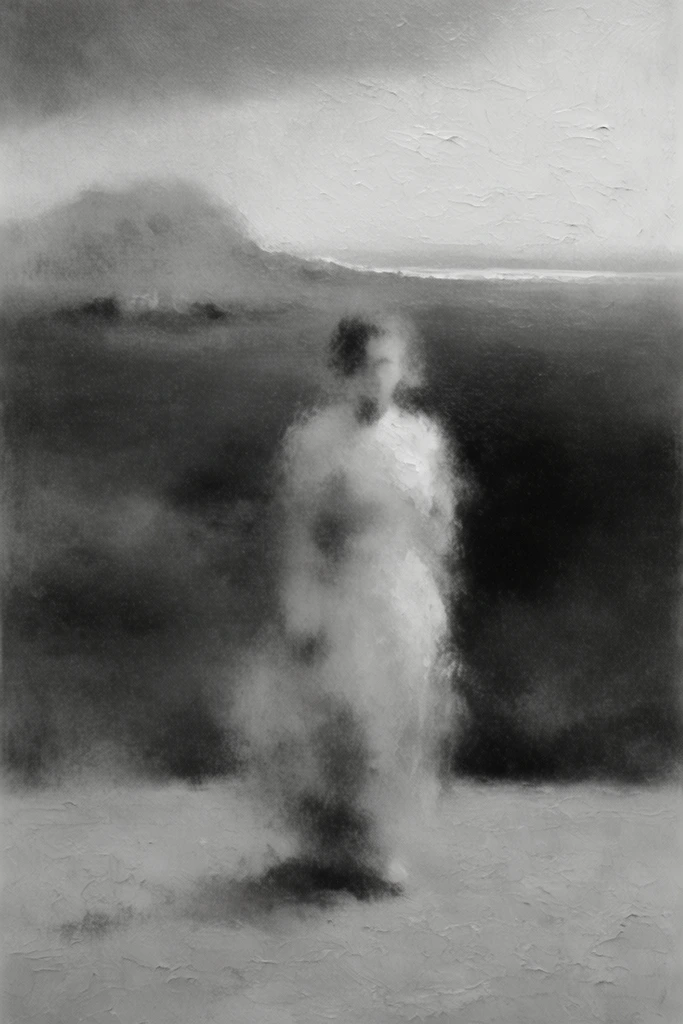 Spectral Chiaroscuro Noir style AI image example 2