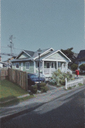 Midcentury Tactile Print style AI image example 4