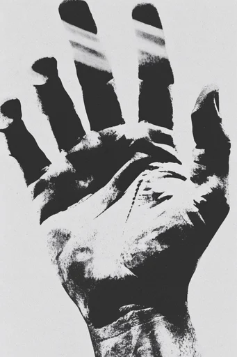 Raw Post-Punk Minimalism style reference image — punk zine aesthetic