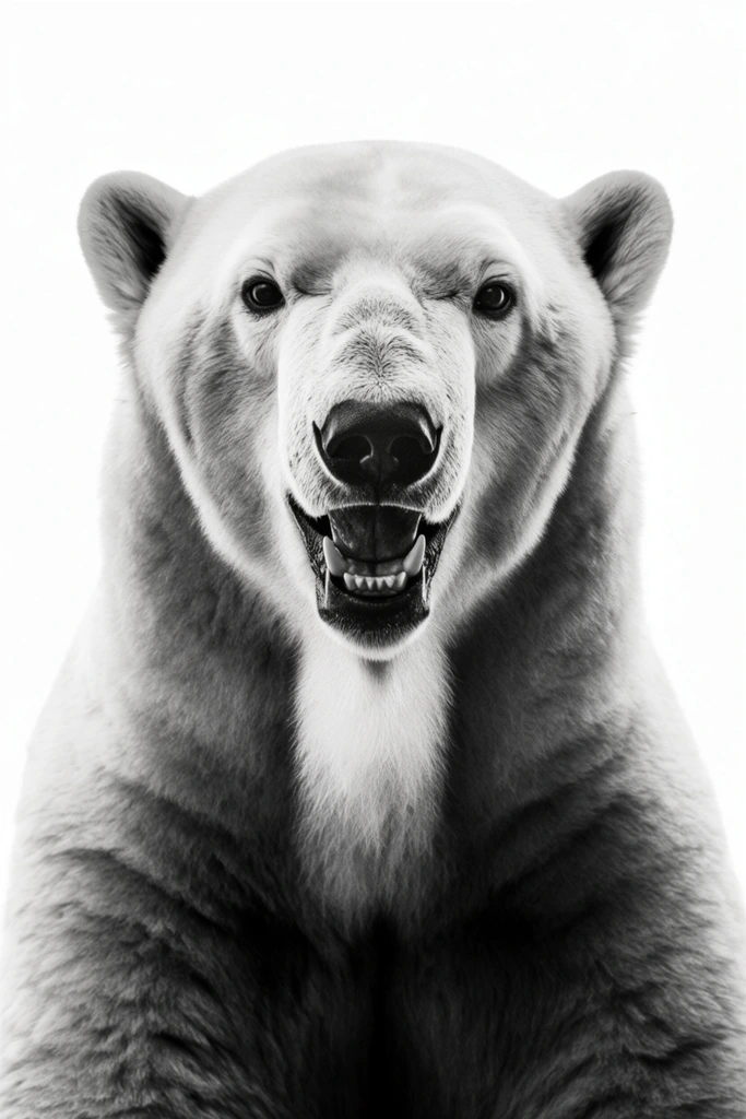 Clinical Monochrome Avant-Garde style AI image example 3