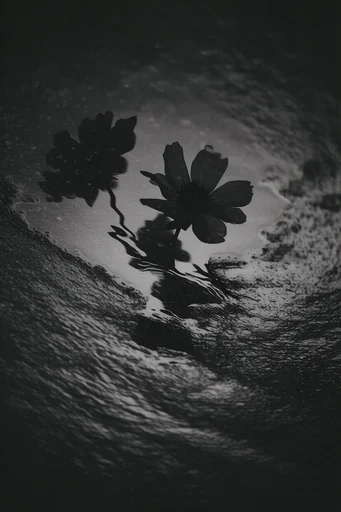 Atmospheric Monochrome Noir style reference image — moody atmospheric texture