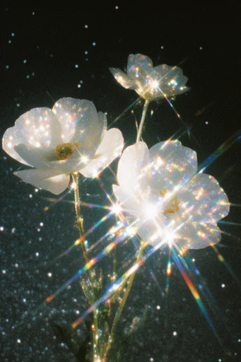 Prismatic Nocturnal Glamour style reference image — ethereal light leaks