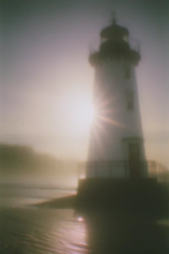 Ethereal Pictorialist Haze style reference image — hazy silhouette