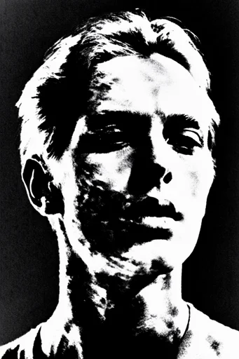 Gritty Monochromatic Noir moodboard — generate AI images in this style