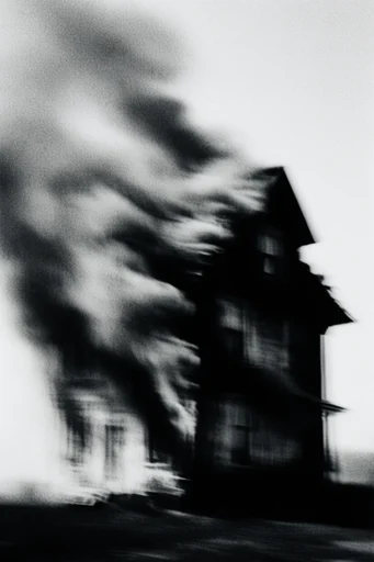 Kinetic Monochrome Noir style AI image example 4