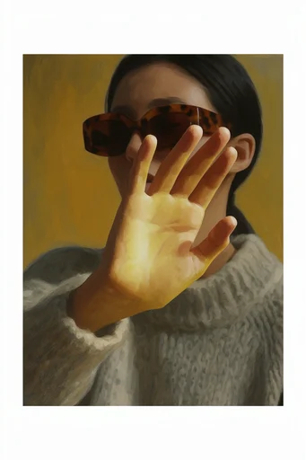 Refined Minimalist Portraiture style reference image — high-definition skin texture