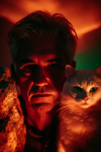 Cinematic Tactile Chiaroscuro style reference image — cinematic chiaroscuro lighting