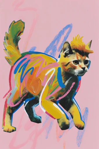 Vibrant Mixed-Media Collage style reference image — punk zine aesthetic