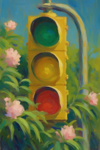Ethereal Verdant Impressionism style reference image — painterly impasto texture
