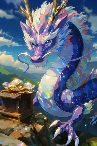 Luminous Prismatic Dreamscape style reference image — dreamlike ethereal atmosphere