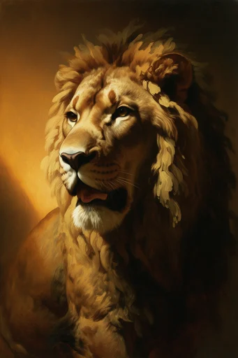 Luminous Impasto Mythos style reference image — mythological realism
