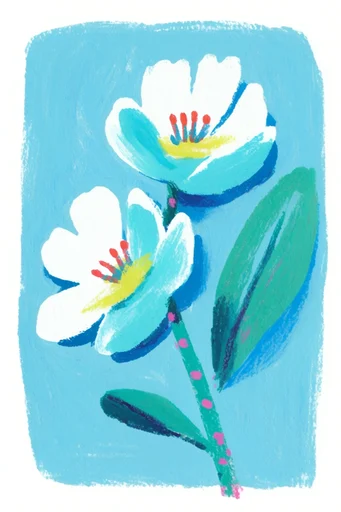 Expressive Fauvist Sketchbook style reference image — minimalist line art