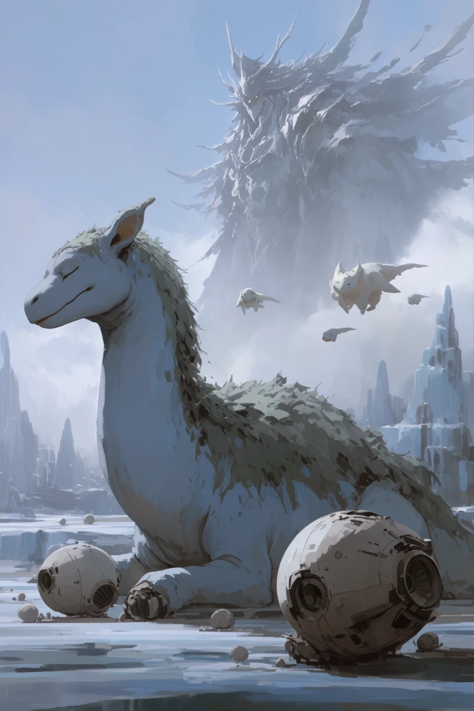 Ethereal Monumental Dreamscapes style AI image example 3