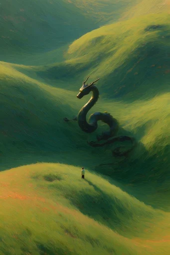 Surreal Verdant Topography style reference image — surreal atmosphere