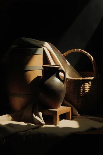 Cinematic Chiaroscuro Portraiture style reference image — sharp light sliver