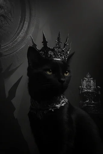 Sovereign Gothic Noir style reference image — high-fashion occult