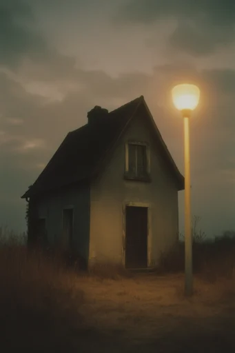 Cinematic Twilight Melancholia style AI image example 4