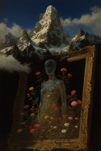 Gilded Chiaroscuro Expressionism style reference image — chiaroscuro lighting