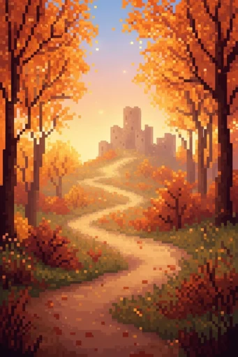 Nostalgic Golden Autumn style reference image — autumnal color palette