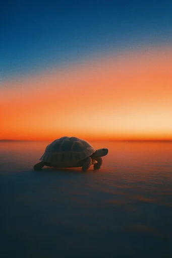 Nostalgic Analog Surrealism style reference image — minimalist silhouette