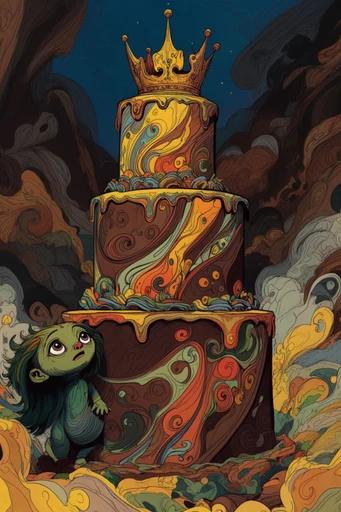 Earthy Mystical Nouveau style reference image — organic patterns