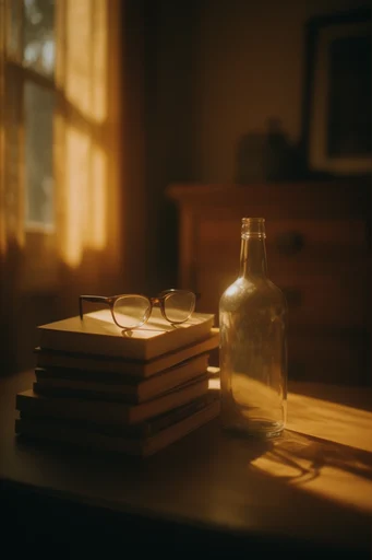 Cinematic Golden Noir style reference image — golden hour lighting