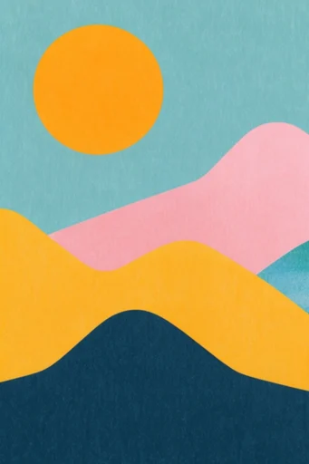 Geometric Modernist Synthesis style reference image — geometric abstraction