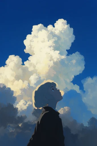 Nostalgic Surrealist Skies moodboard — generate AI images in this style