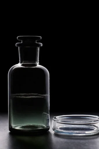 Luminous Abyssal Noir style reference image — macro liquid photography