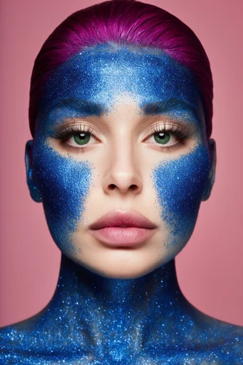 Hyper-Gloss Cyber Noir moodboard — generate AI images in this style