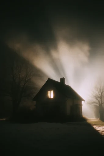 Volumetric Chiaroscuro Mysticism style reference image — dramatic silhouette