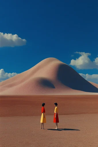Surreal Minimalist Horizon style reference image — surreal minimalism