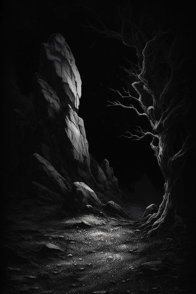 Sacred Gilded Void style AI image example 2