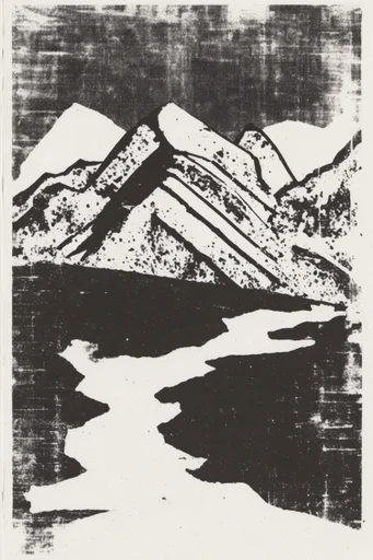 Gritty Xerox Punk style AI image example 2