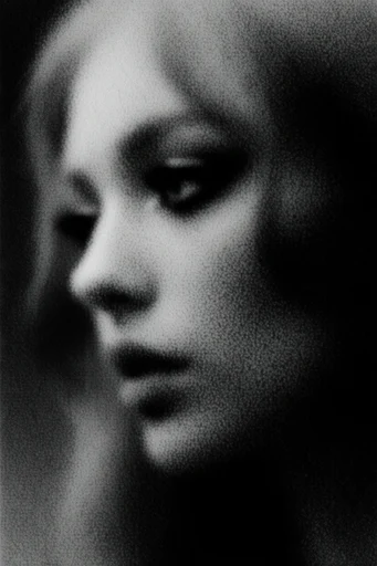 Ethereal Noir Grain style reference image — atmospheric noir