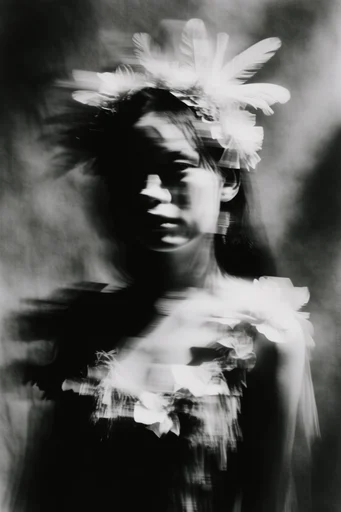 Cinematic Monochrome Surrealism style reference image — haunting noir atmosphere