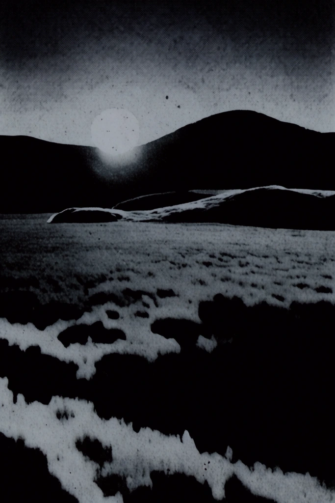 Analog Gritty Noir style AI image example 2