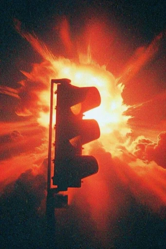 Luminous Apocalyptic Noir style reference image — apocalyptic atmosphere
