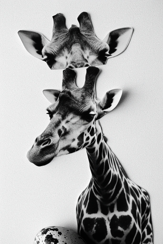 Monochromatic Surrealist Archive style AI image example 3