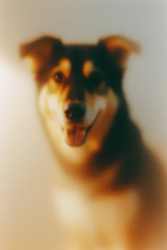 Ethereal Luminescent Minimalism style reference image — analogue film grain